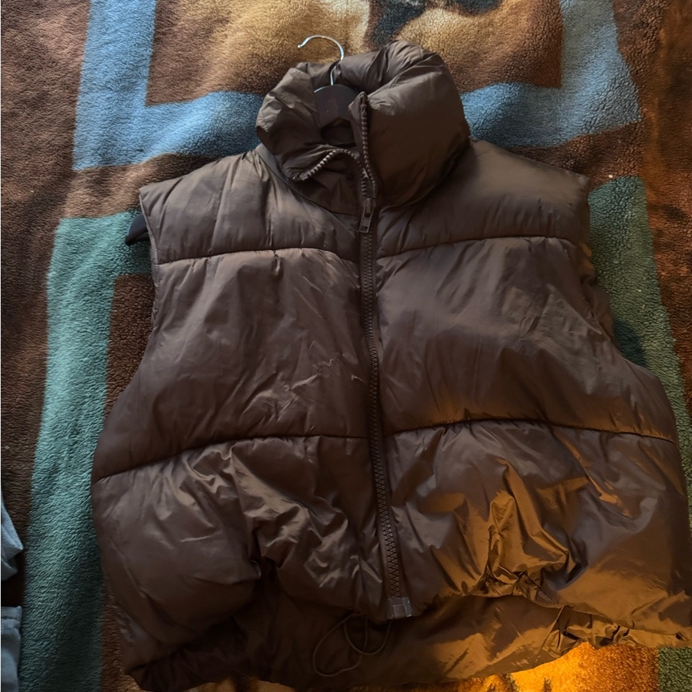 Brown Polyester Jacket - image 1